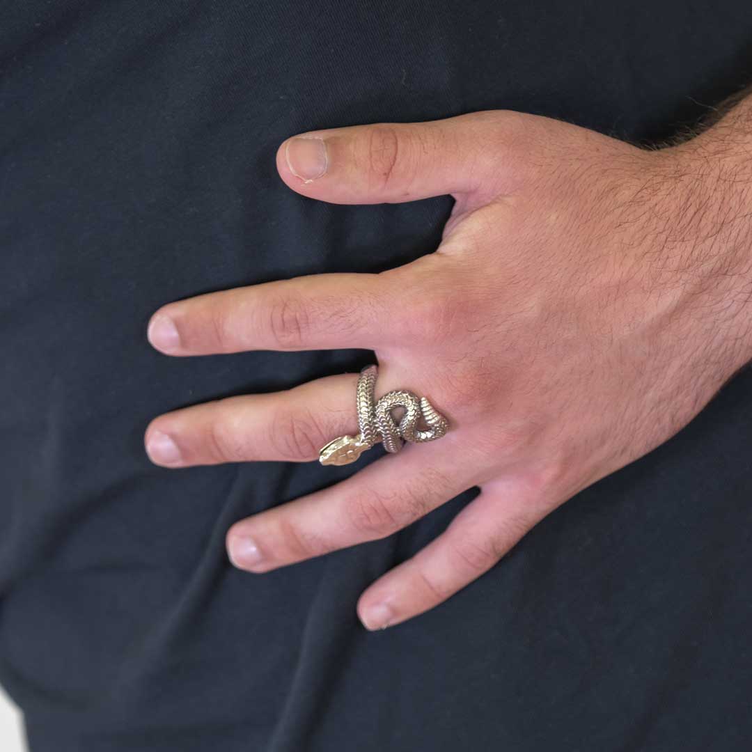 Anillo grande Serpiente