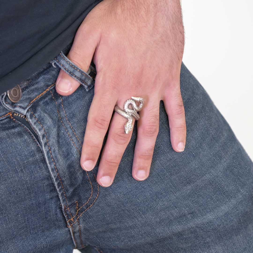 Anillo grande Serpiente