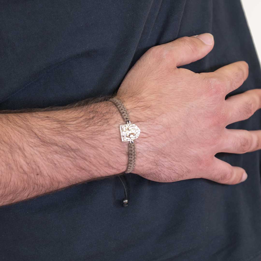 Pulsera macramé León