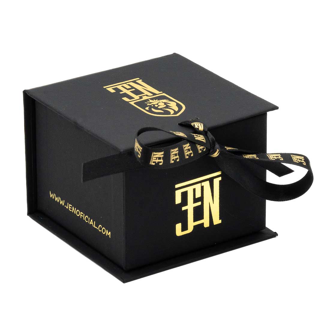 Pulsera cuero negro Serpiente Grande