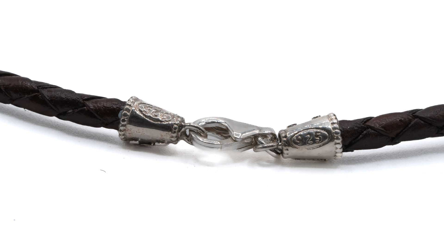 Cadena Plata y Cuero