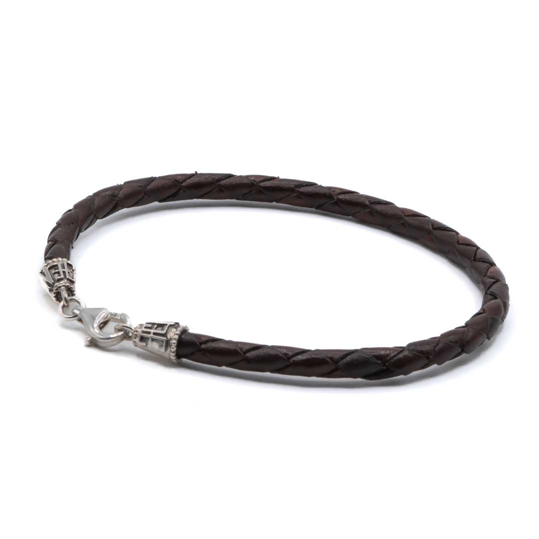 Pulsera fina cuero