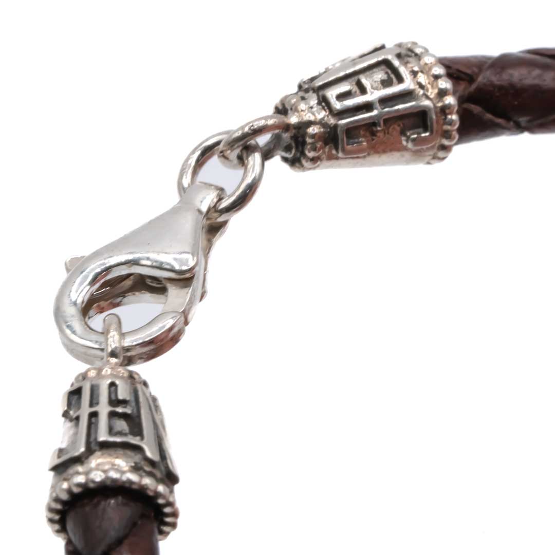 Pulsera fina cuero