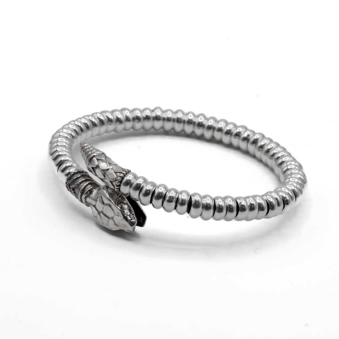 Pulsera Plata Serpiente