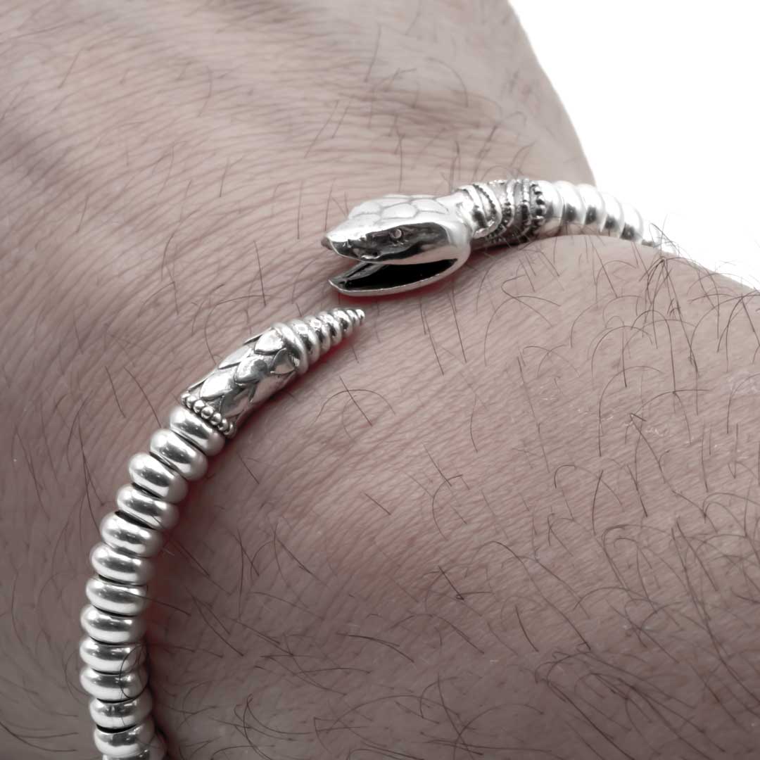 Pulsera Plata Serpiente